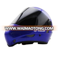 Fiberglass shell and EPS Liner +Velvet Safety Protector Longboard Skate Helmet Black White Blue Red